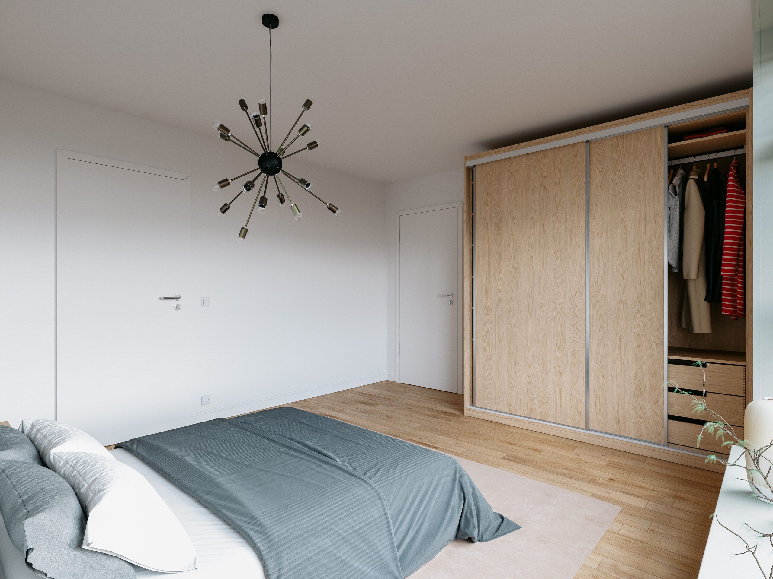 Chambre d’un appartement de la résidence Everis