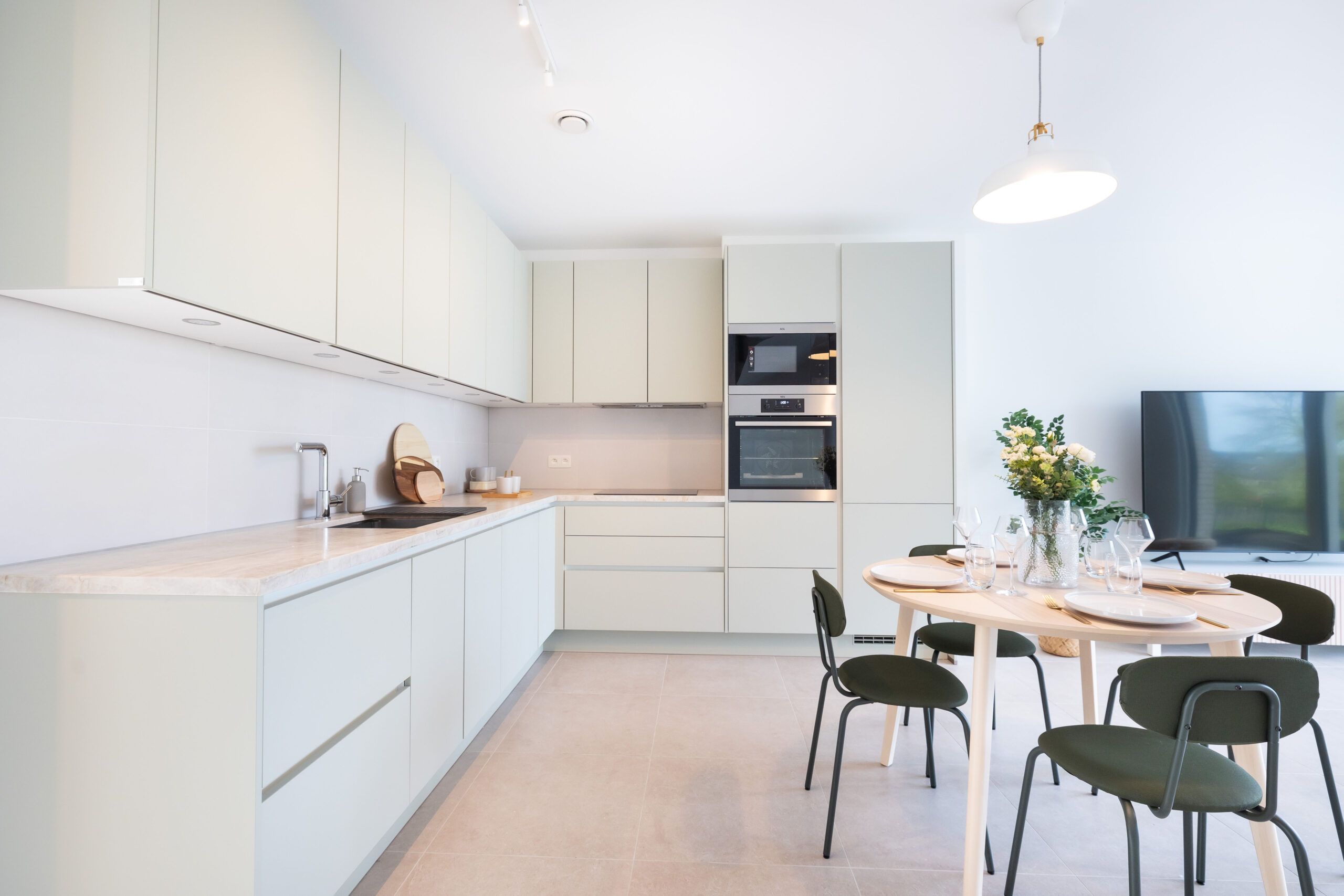 Cuisine d’une maison des Jardins de Beemdgracht