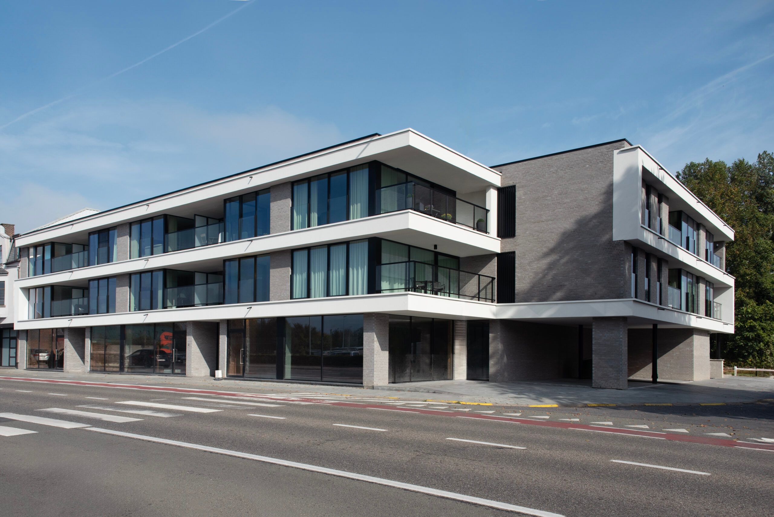 Façade de la résidence Kastanjehof à Asse