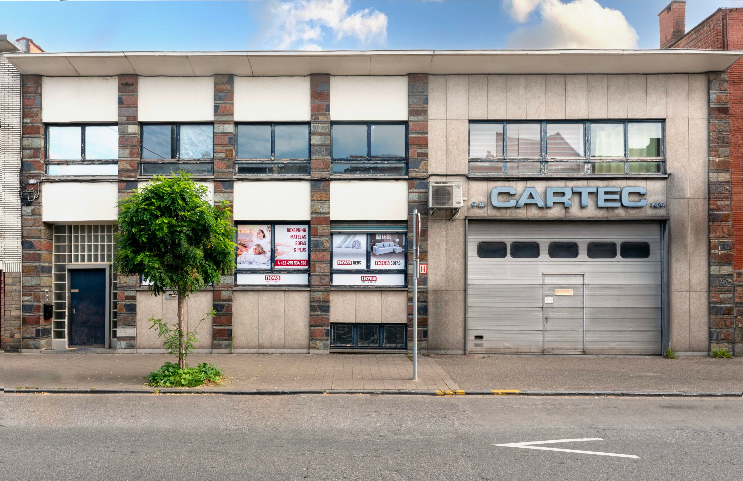 Façade du projet Scheut, Anderlecht