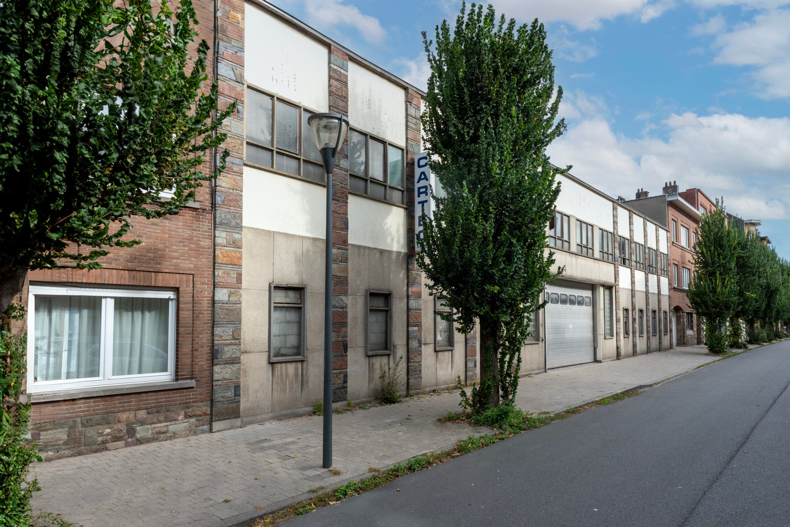 Bâtiment existant du projet Scheut avant les travaux