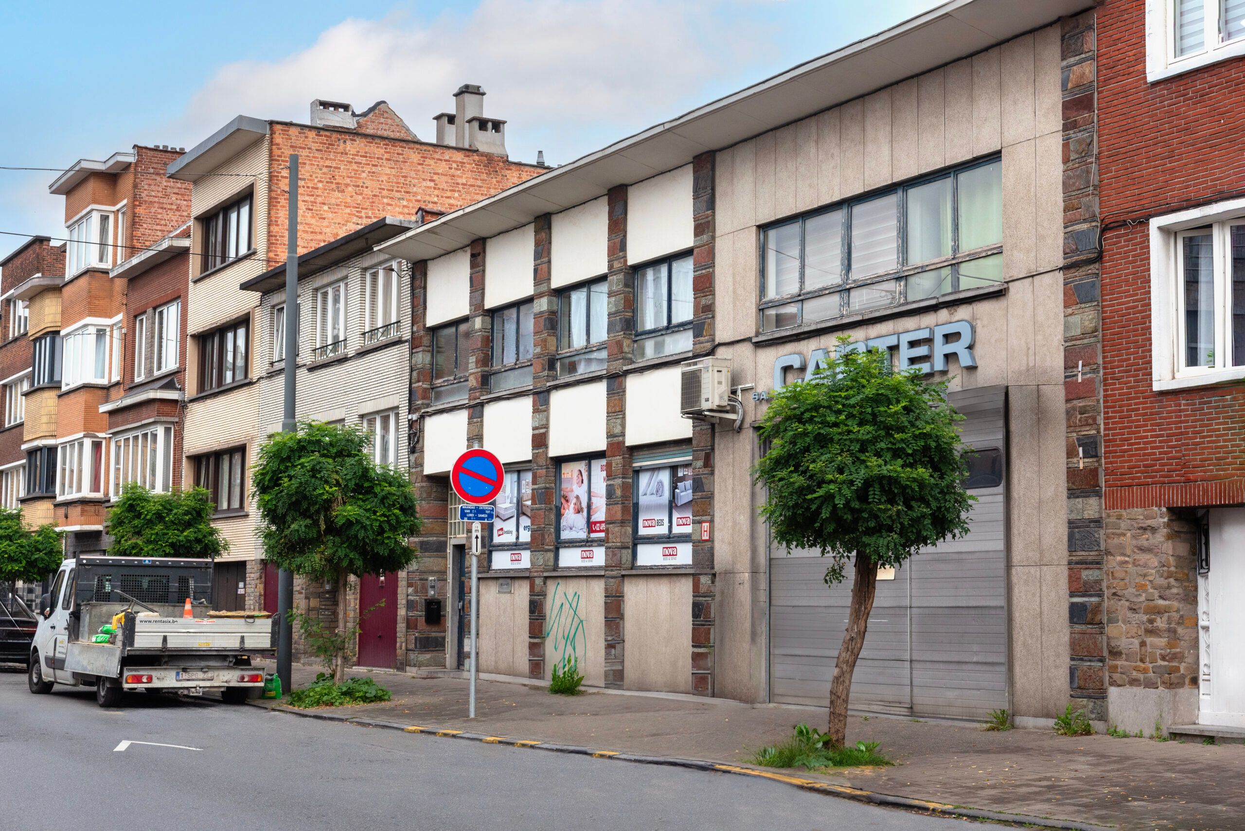 Bâtiment existant du projet Scheut avant les travaux, autre vue